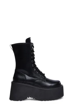 Current Mood Boots*Grunge At Heart Combat Boots