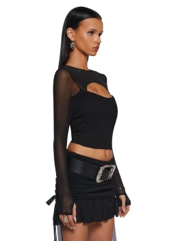 Current Mood Corsets|Tops*Gut Feelings Cut-Out Corset Top