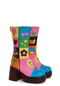 dELiA*s by Dolls Kill Boots|Platforms*Happy In My Mind Platform Boots
