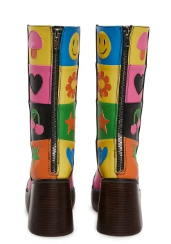 dELiA*s by Dolls Kill Boots|Platforms*Happy In My Mind Platform Boots