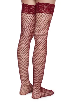 x_Leg Avenue Socks & Tights*Hard To Please Thigh Highs