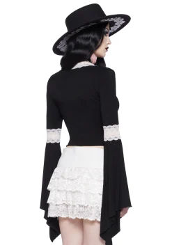 Widow Tops*Hardcore Goth Long Sleeve Top
