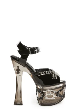 Generation Kiss Platforms*Hardcore Lucite Platform Heels