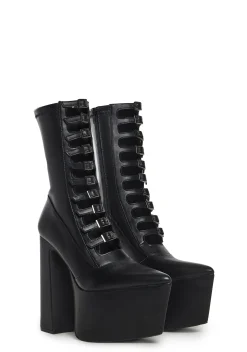 Current Mood Boots|Platforms*Hardcore Spells Platform Boots