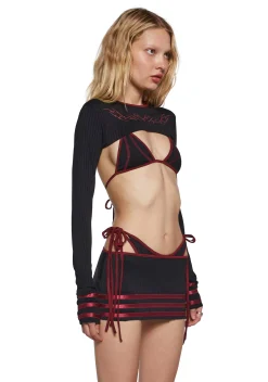 Club Exx Tops|Plus*Harness The Energy Shrug Set