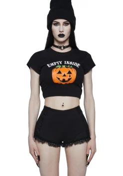 Trickz N' Treatz Tops*Haunted Hang Up Baby Tee
