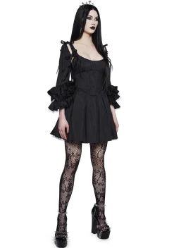 Widow Dresses|Mini Dresses*Haunted Hue Mini Dress - Black