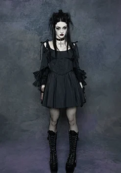 Widow Dresses|Mini Dresses*Haunted Hue Mini Dress - Black
