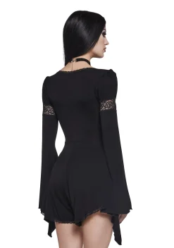 Widow Jumpsuits & Rompers|Plus*Haute Streak Knit Romper