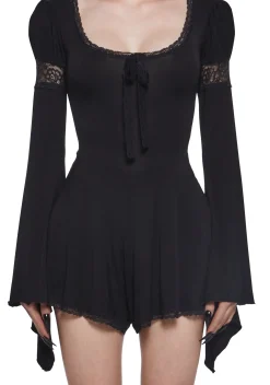 Widow Jumpsuits & Rompers|Plus*Haute Streak Knit Romper