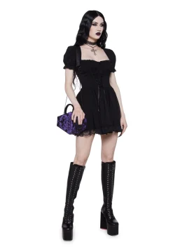 Widow Dresses|Mini Dresses*Hazy Haunting Mini Dress