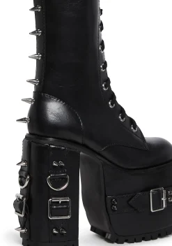 Current Mood Boots*Heart To Break Combat Boots