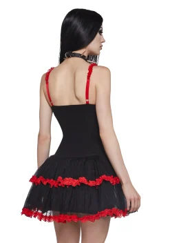 Widow Dresses|Mini Dresses*Heartsick Harlequin Mini Dress