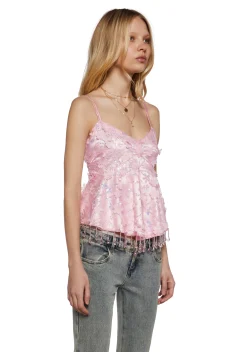 Sugar Thrillz Tops|Plus*Heartstruck Sequin Top