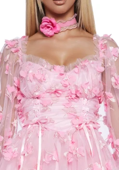 Sugar Thrillz Dresses*Heavenly Affair Babydoll Dress - Floral