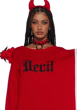 Trickz N' Treatz Tops*Heavenly Temptations Knit Sweater Set