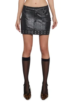 Current Mood Bottoms|Skirts*Heiress Secrets Cargo Skirt
