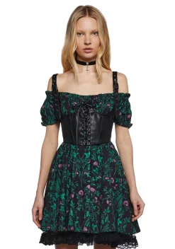Widow Dresses|Mini Dresses*Herbal Magic Mini Dress