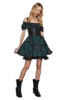 Widow Dresses|Mini Dresses*Herbal Magic Mini Dress