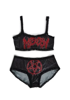 Widow Lingerie|Plus*Hidden Goth Panty Set