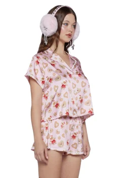 Sugar Thrillz Lingerie*Hidden Treasures Pajama Set