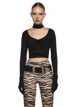 Current Mood Tops|Plus*High Rise Connections Long Sleeve Top