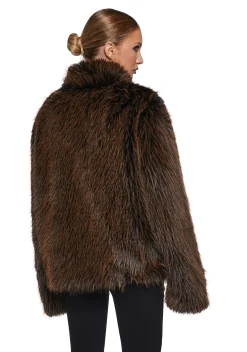 Current Mood Outerwear|Plus*High Society Babe Faux Fur Coat