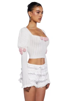 Sugar Thrillz Tops*High Society Long Sleeve Top