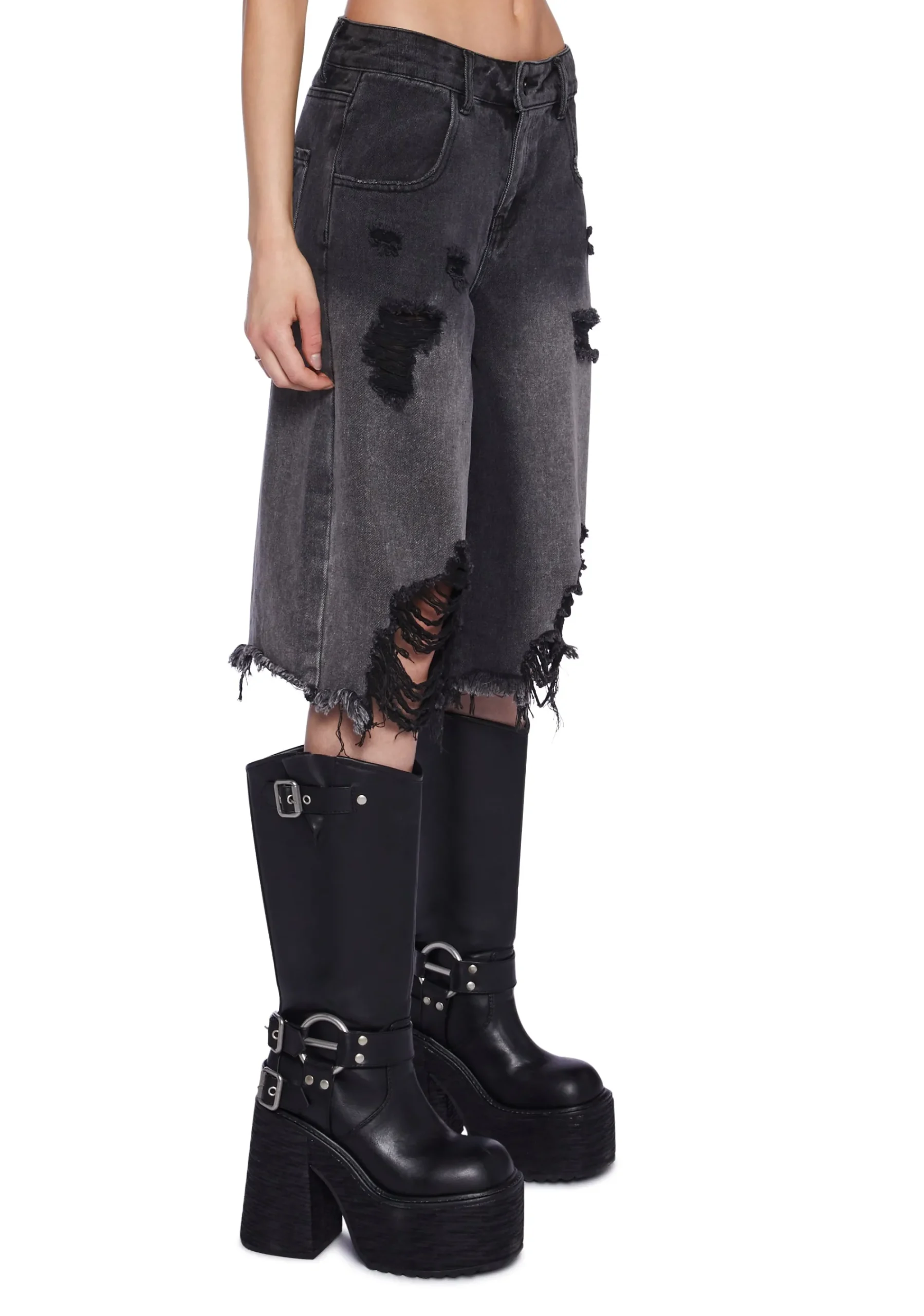 Widow Tops|Plus*High Voltage Lace Up Top