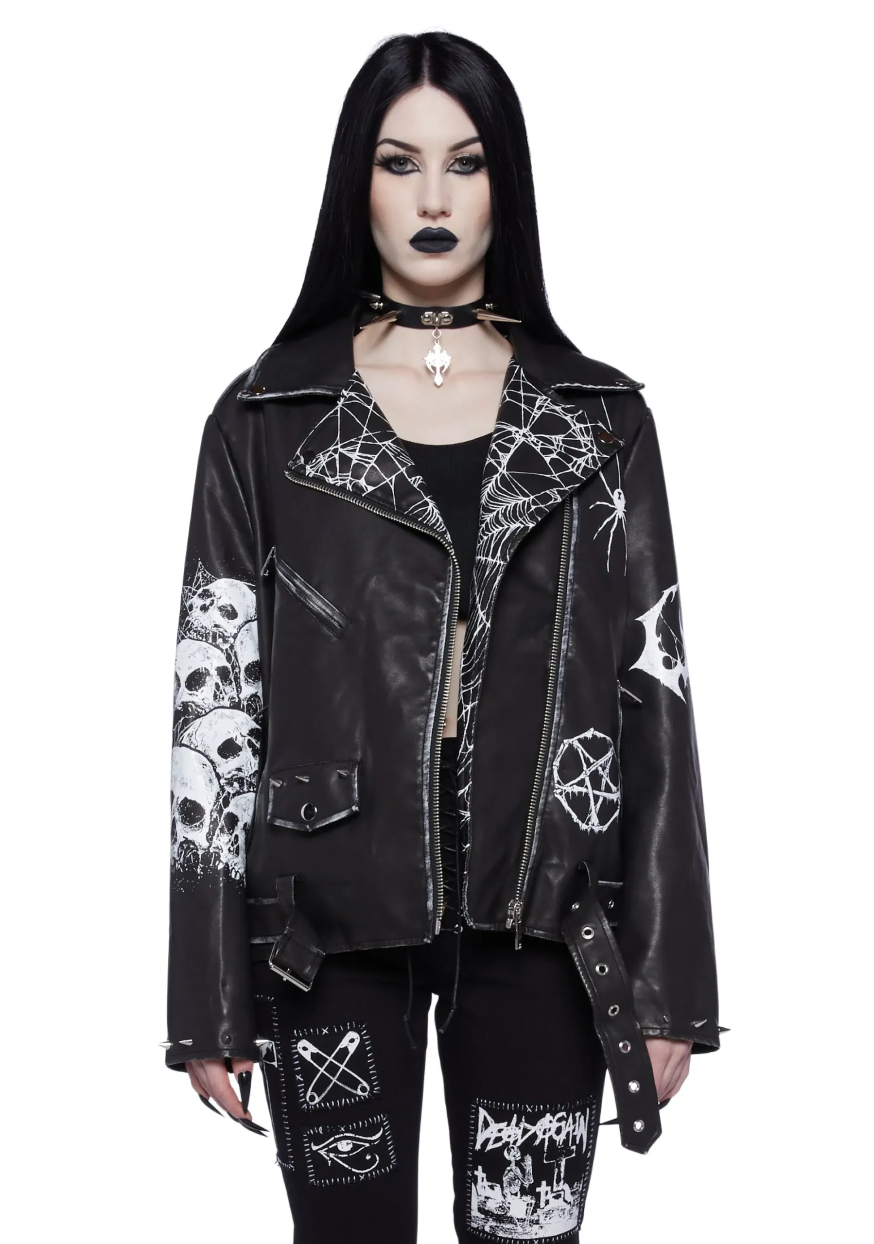 Widow Outerwear|Plus*Highway Havoc Moto Jacket