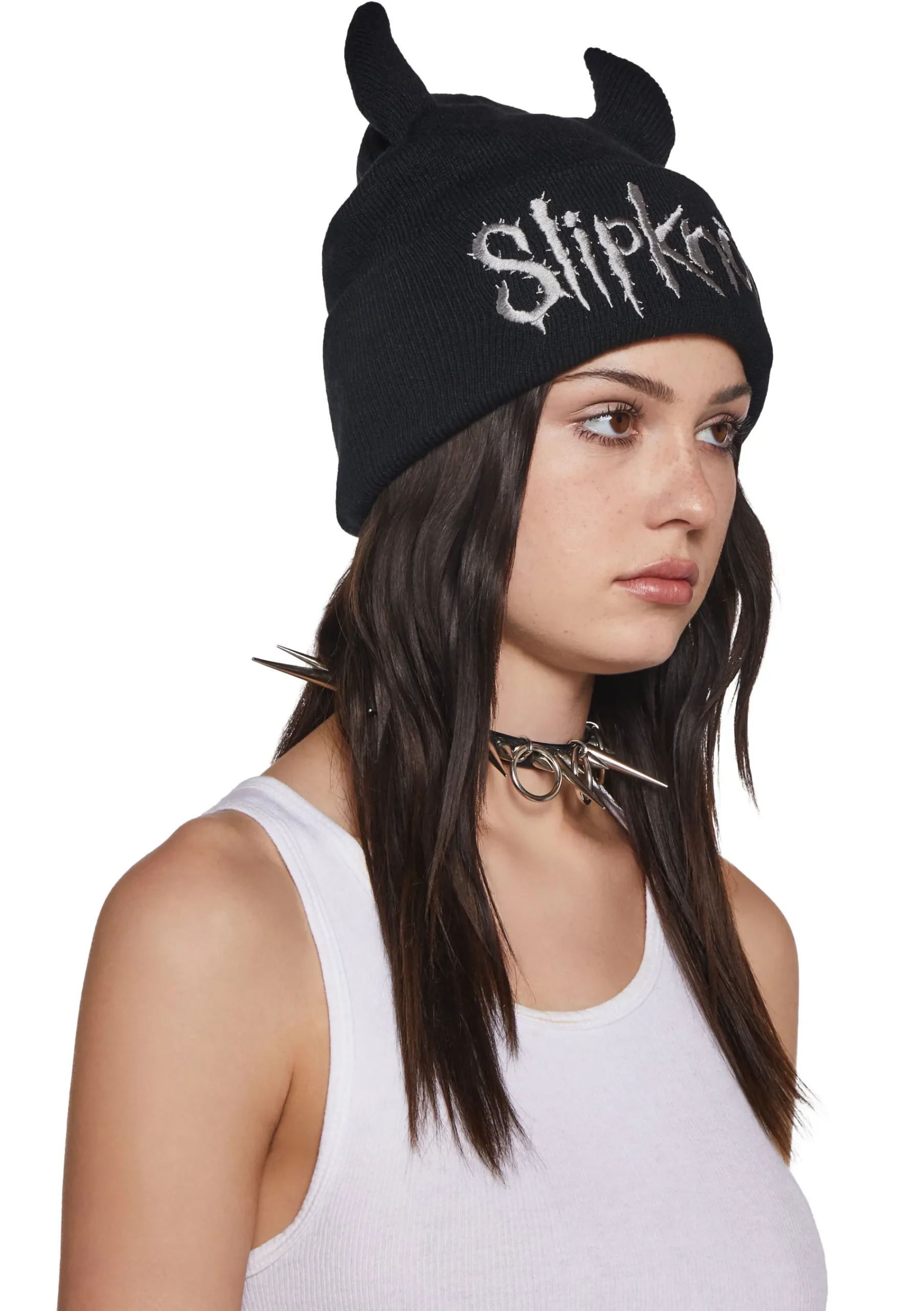 Dolls Kill x Slipknot Hats*Hive Mind Horned Beanie