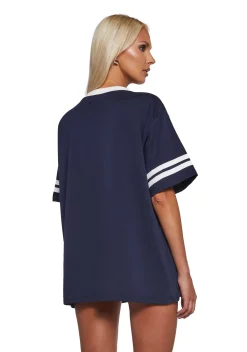 Playboy by Dolls Kill Tops*Holmby Hills Varsity Tee