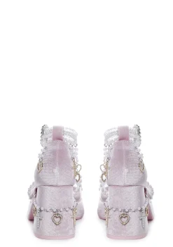 Sugar Thrillz Sandals*Holy Revelation Platform Sandals - Pink