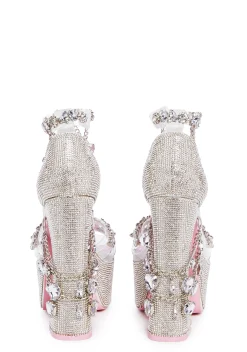 Sugar Thrillz Platforms|Heels*Holy Revelation Platform Heels - Bling
