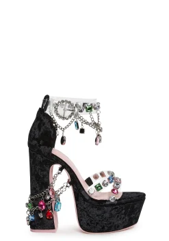 Sugar Thrillz Platforms|Heels*Holy Revelation Platform Heels - Gem