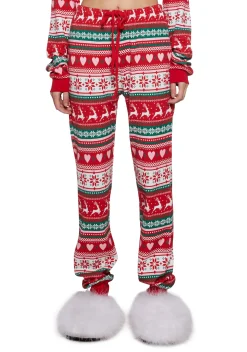 Sugar Thrillz Bottoms|Pants*Home For The Holidays Lounge Pants