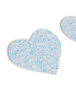 Neva Nude Beauty*Ice Ice Baby Glitter Heart Pasties