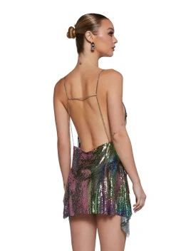 Current Mood Dresses|Plus*Iconic Debut Chain Mail Dress