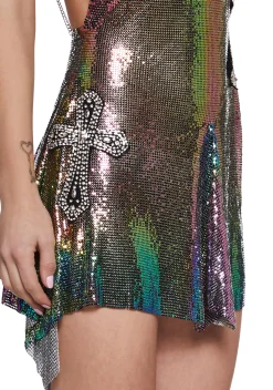 Current Mood Dresses|Plus*Iconic Debut Chain Mail Dress