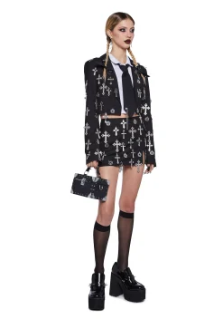 Widow Outerwear*Idol Worship Cropped Blazer