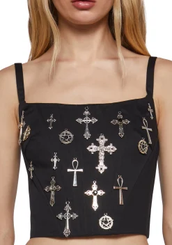 Widow Outerwear*Idol Worship Cropped Blazer