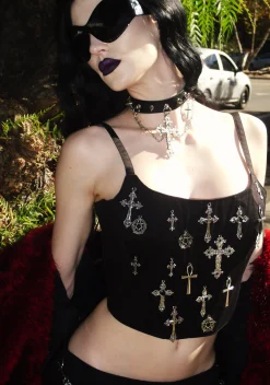 Widow Outerwear*Idol Worship Cropped Blazer