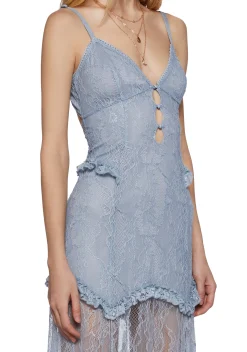 Current Mood Dresses|Plus*Imagined West Maxi Dress - Blue