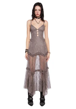 Current Mood Dresses*Imagined West Maxi Dress - Brown
