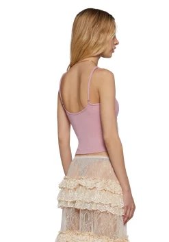 Current Mood Tops|Plus*In My Aura Cami Tank - Pink