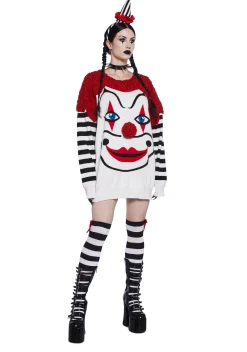 Trickz N' Treatz Tops*In Stitches Oversized Sweater