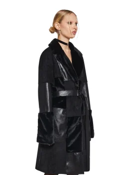 Current Mood Outerwear|Plus*In The Twilight Faux Fur Coat