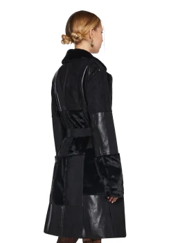 Current Mood Outerwear|Plus*In The Twilight Faux Fur Coat