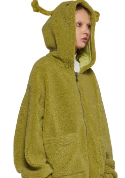 dELiA*s by Dolls Kill Outerwear|Sweatshirts & Hoodies*In Your Orbit Hooded Sherpa Jacket