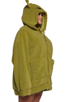 dELiA*s by Dolls Kill Outerwear|Sweatshirts & Hoodies*In Your Orbit Hooded Sherpa Jacket